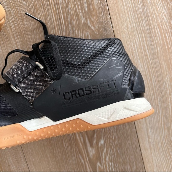 Reebok CrossFit Lifter 2.0 Men’s 10 Black Gum Strap Weightlifting Shoes - Picture 9 of 12